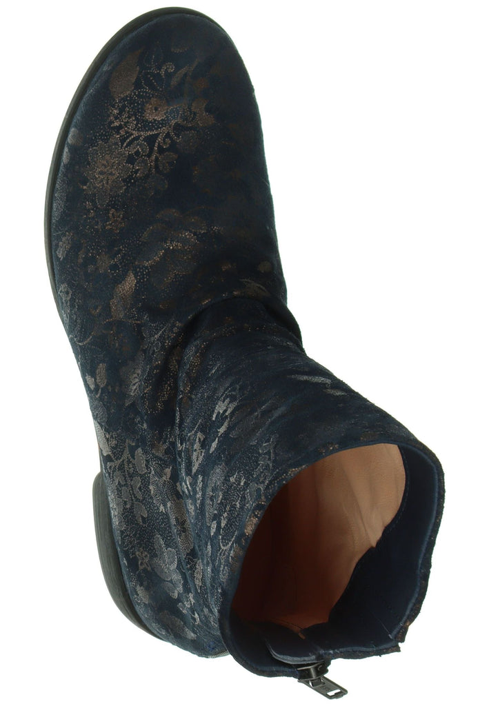 Think! Stiefelette Leder Marine