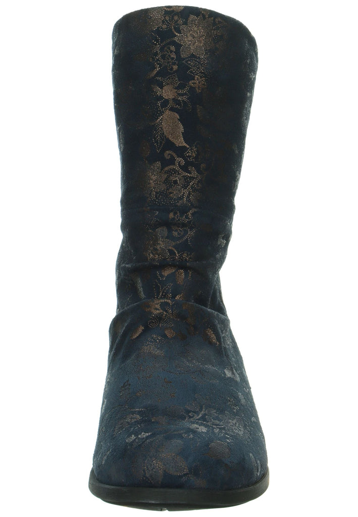 Think! Stiefelette Leder Marine