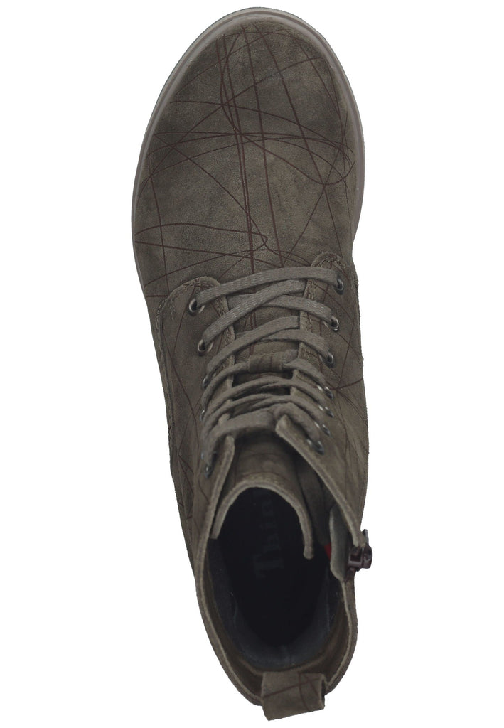 Think! Stiefelette Leder Olive