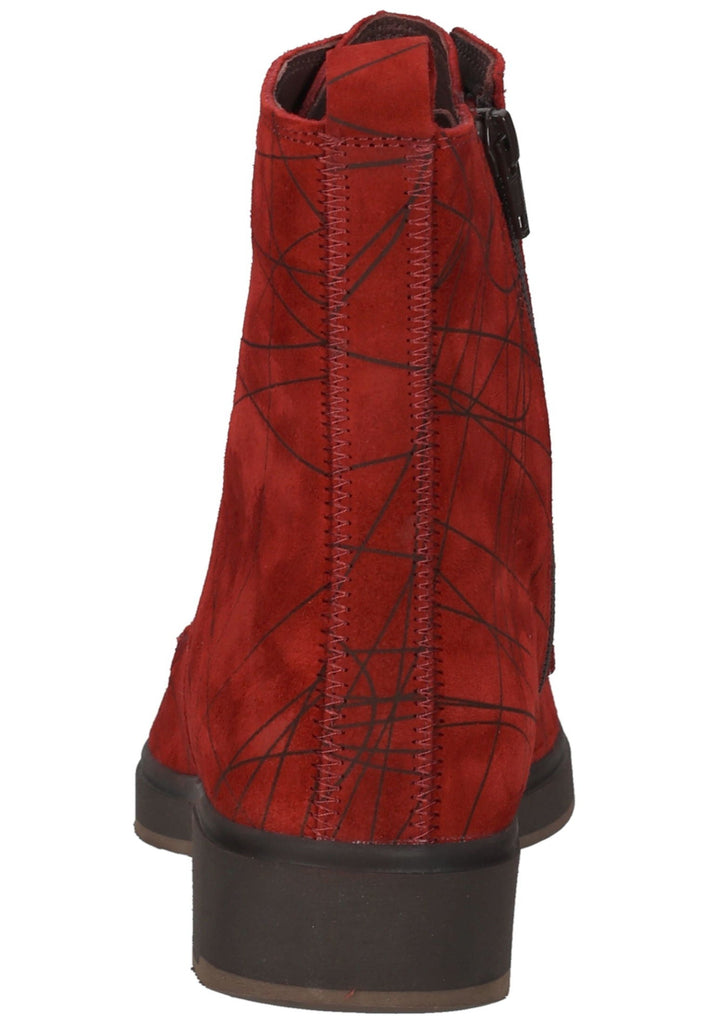 Think! Stiefelette Leder Rot