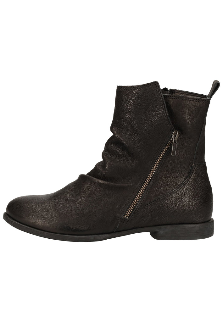 Think! Stiefelette Leder Schwarz