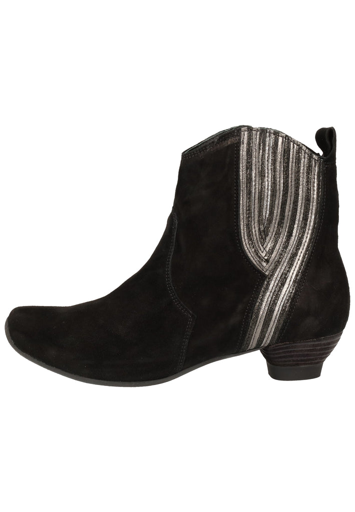 Think! Stiefelette Leder Schwarz