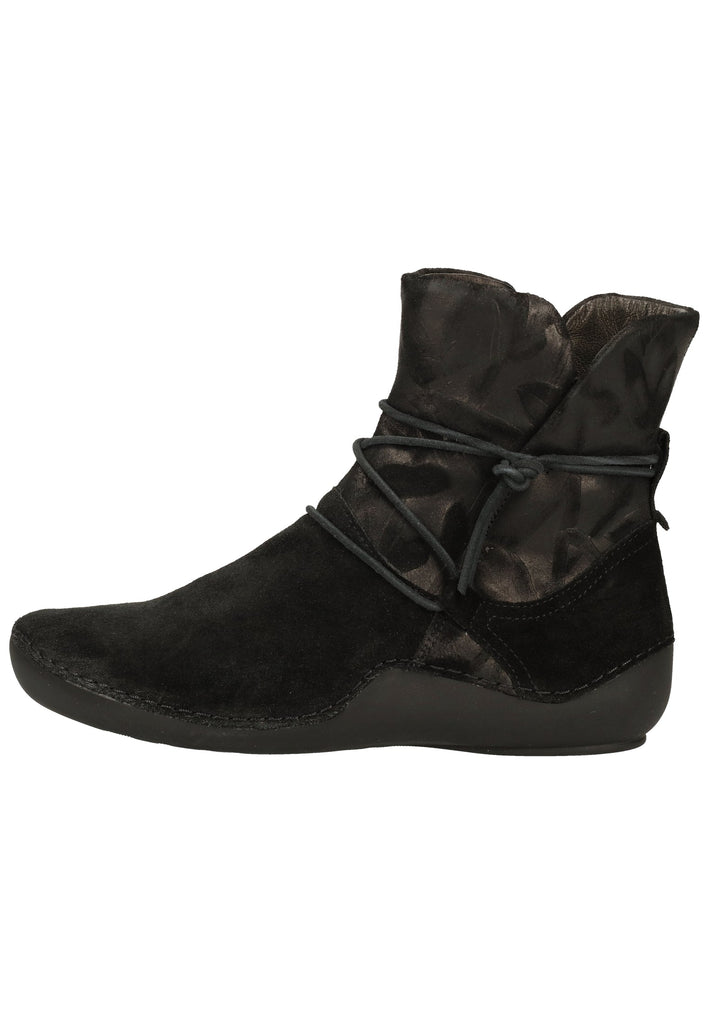 Think! Stiefelette Leder Schwarz