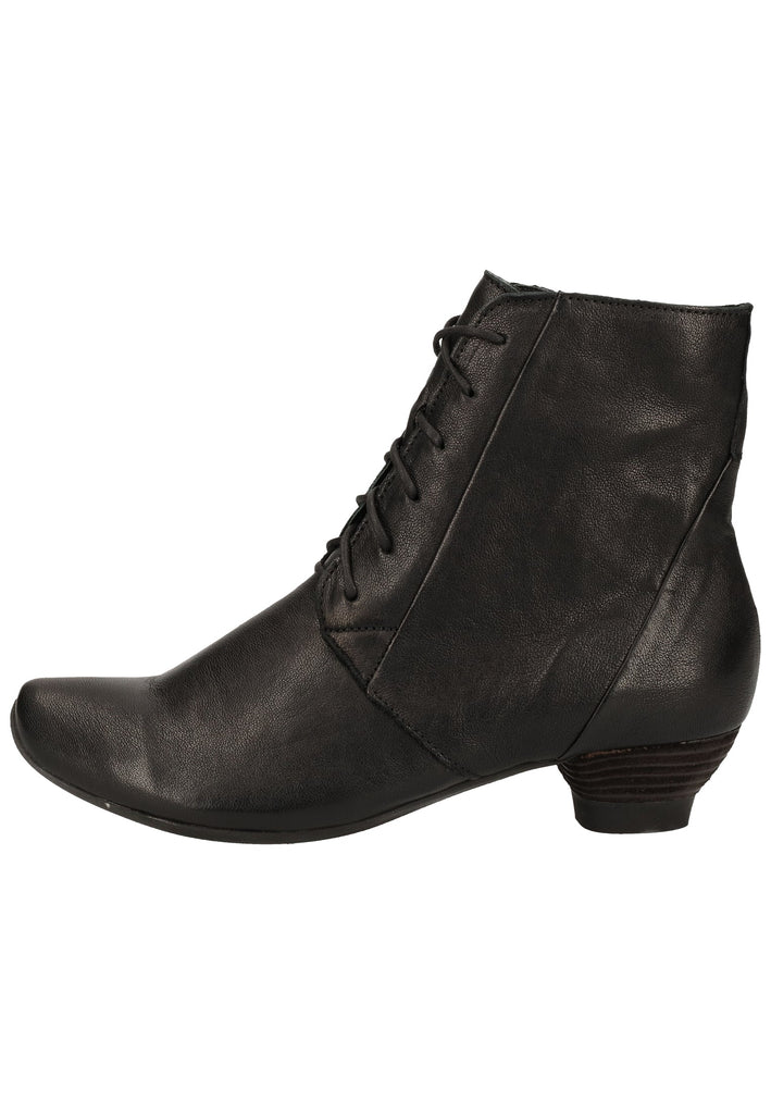 Think! Stiefelette Leder Schwarz