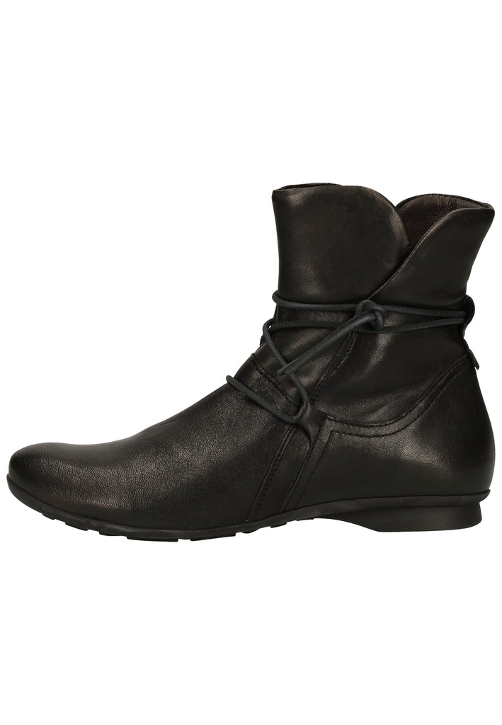 Think! Stiefelette Leder Schwarz