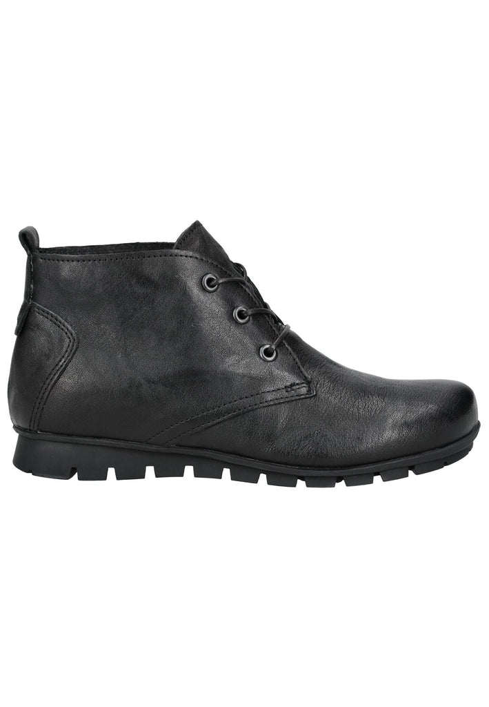 Think! Stiefelette Leder Schwarz