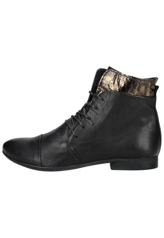 Think! Stiefelette Leder Schwarz