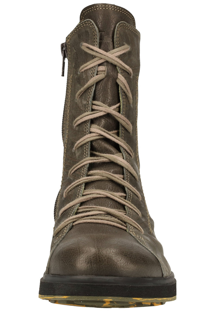 Think! Stiefelette Leder Schwarz/Grau