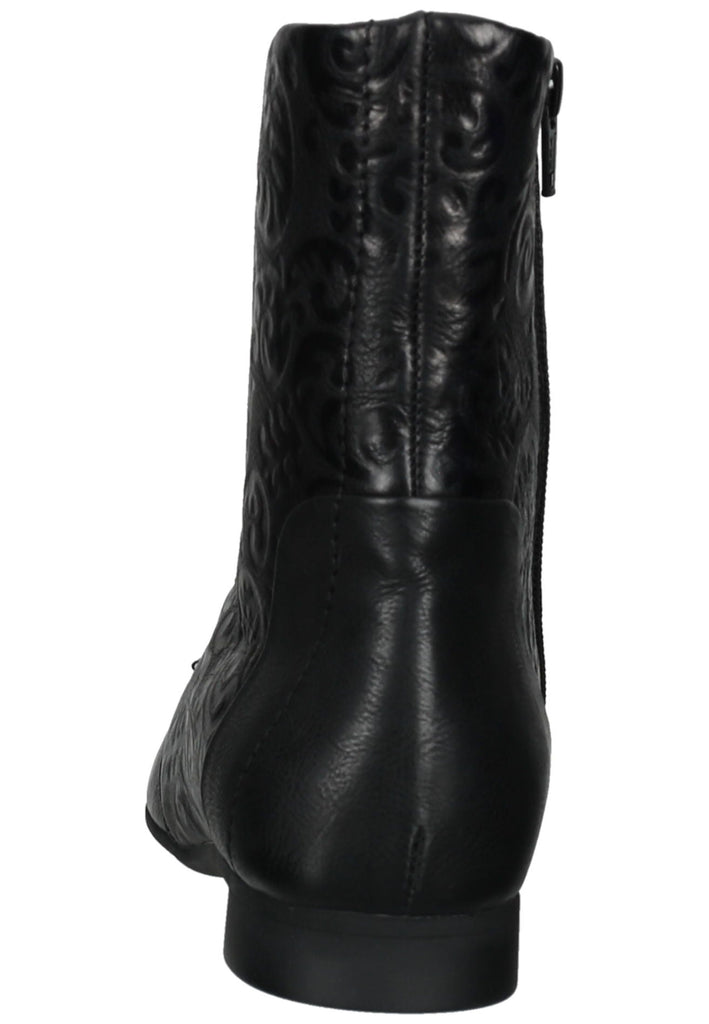 Think! Stiefelette Leder Schwarz Kombi