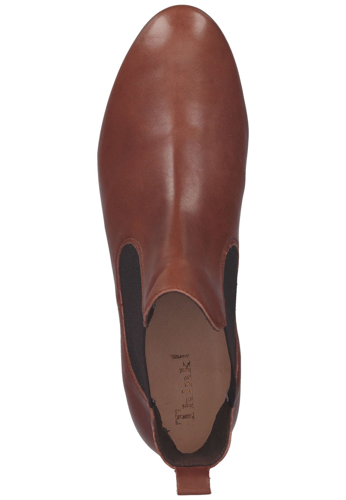 Think! Stiefelette Leder/Textil Cognac