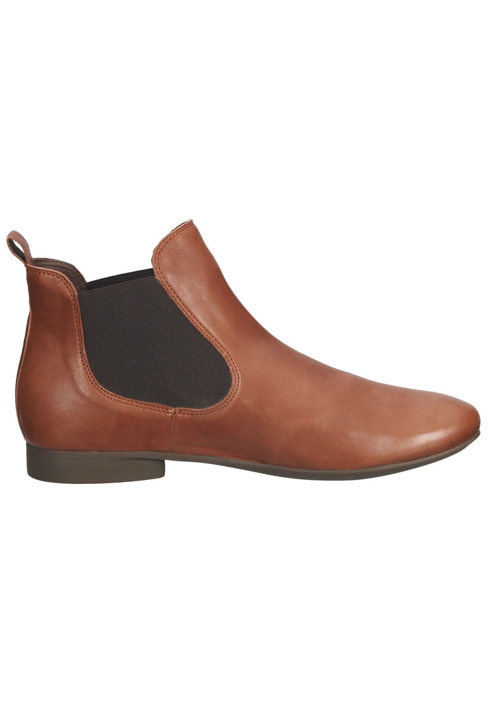 Think! Stiefelette Leder/Textil Cognac