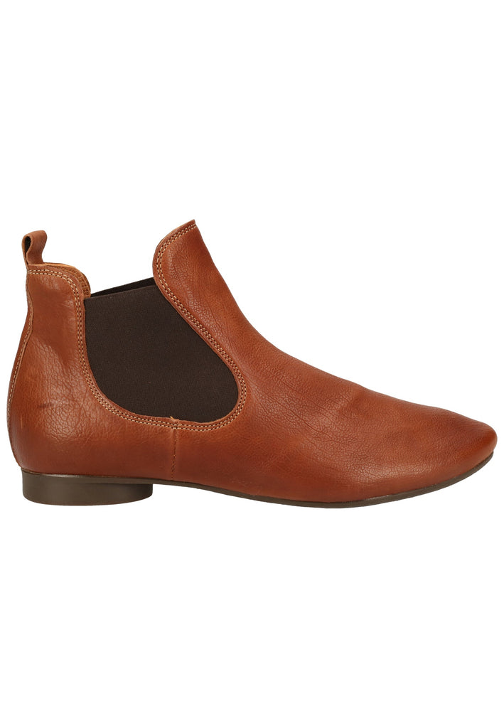 Think! Stiefelette Leder/Textil Cognac