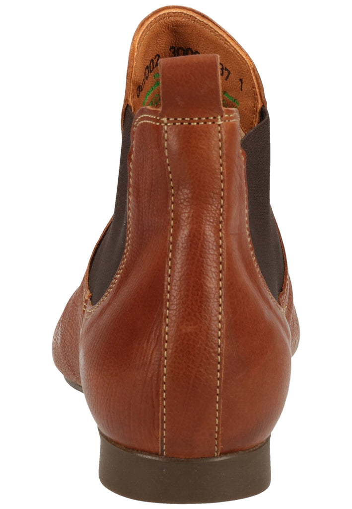 Think! Stiefelette Leder/Textil Cognac