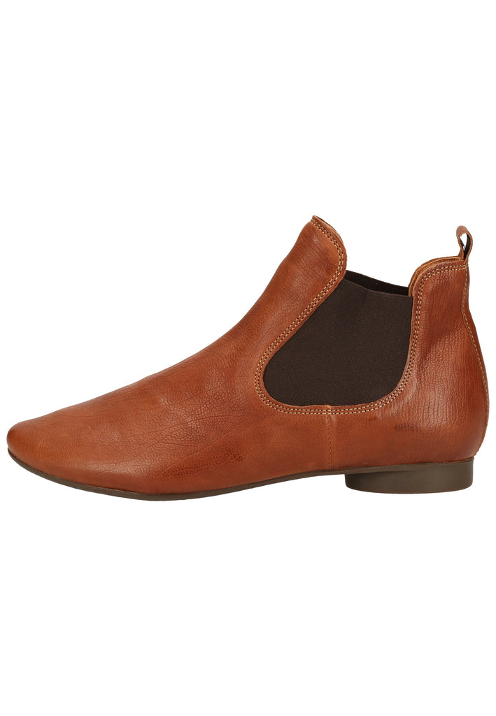 Think! Stiefelette Leder/Textil Cognac