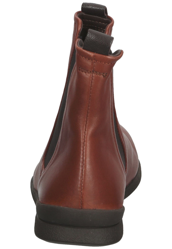 Think! Stiefelette Leder/Textil Kastanie