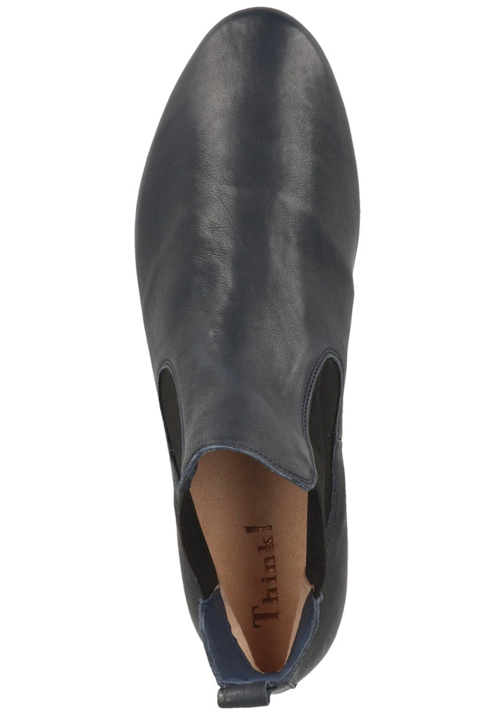 Think! Stiefelette Leder/Textil Navy