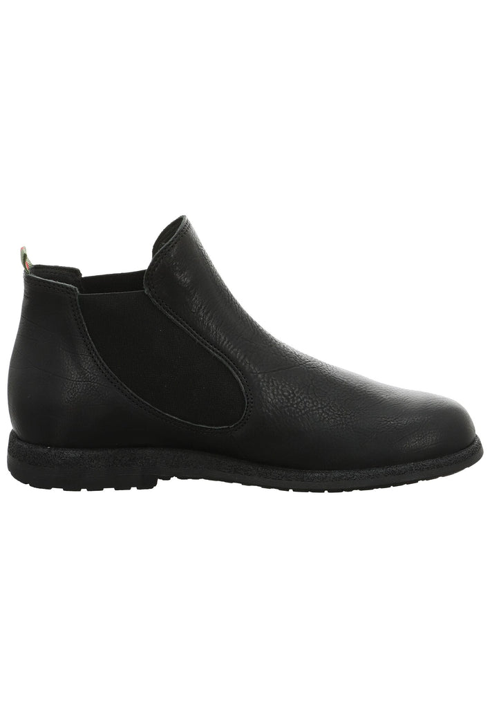 Think! Stiefelette Leder/Textil Schwarz
