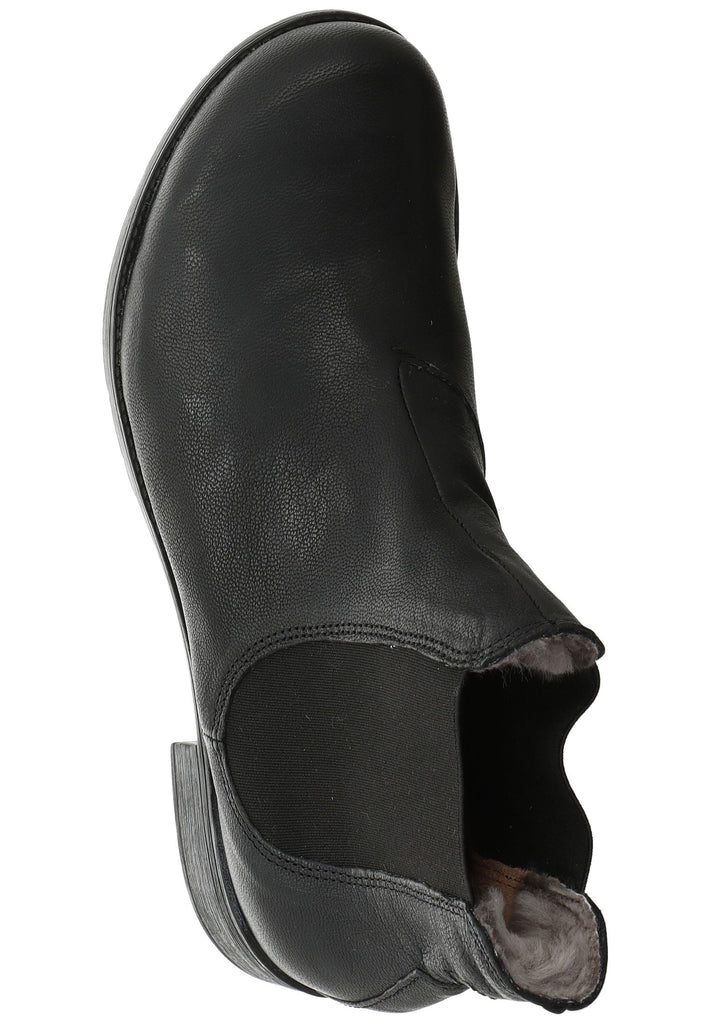 Think! Stiefelette Leder/Textil Schwarz