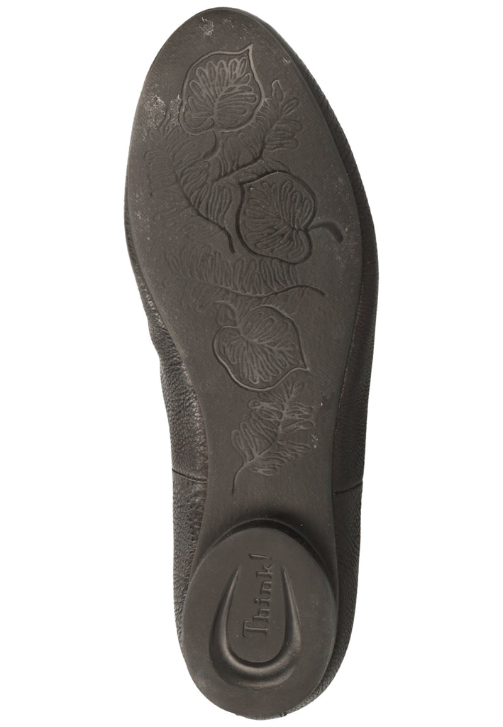 Think! Stiefelette Leder/Textil Schwarz