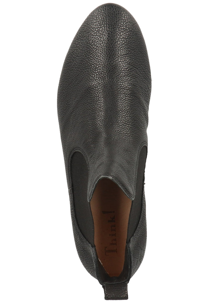 Think! Stiefelette Leder/Textil Schwarz