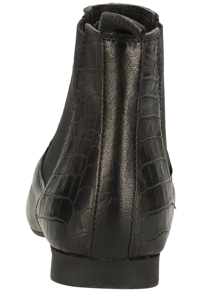 Think! Stiefelette Leder/Textil Schwarz