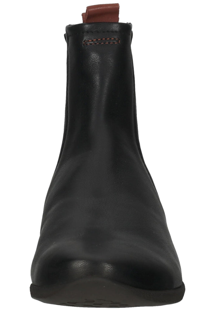 Think! Stiefelette Leder/Textil Schwarz Kombi