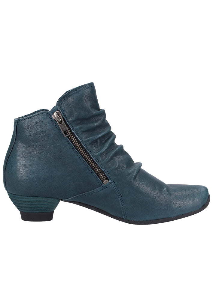 Think! Stiefelette Nappaleder Blau