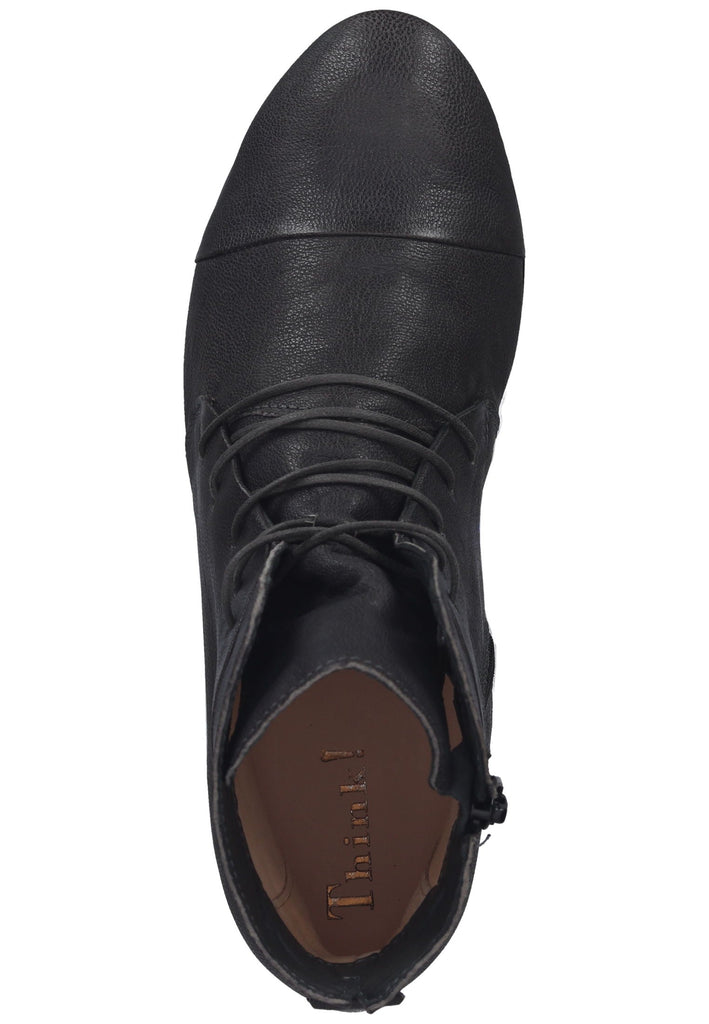 Think! Stiefelette Nappaleder Dunkelgrau