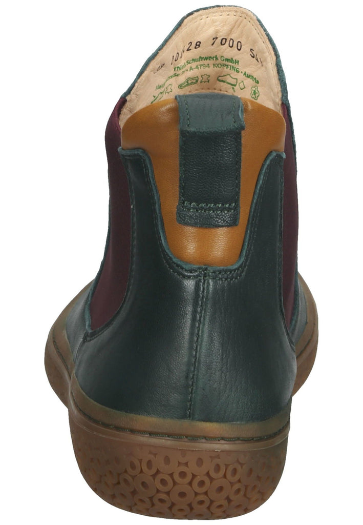 Think! Stiefelette Nappaleder Grün