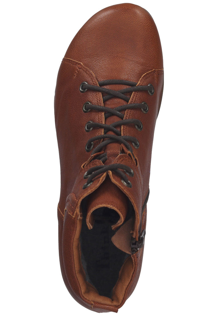 Think! Stiefelette Nappaleder Kastanie