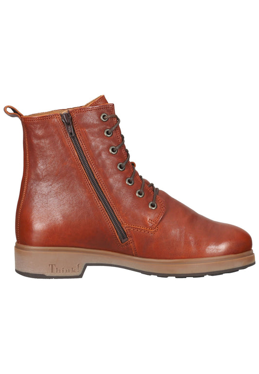 Think! Stiefelette Nappaleder Kastanie
