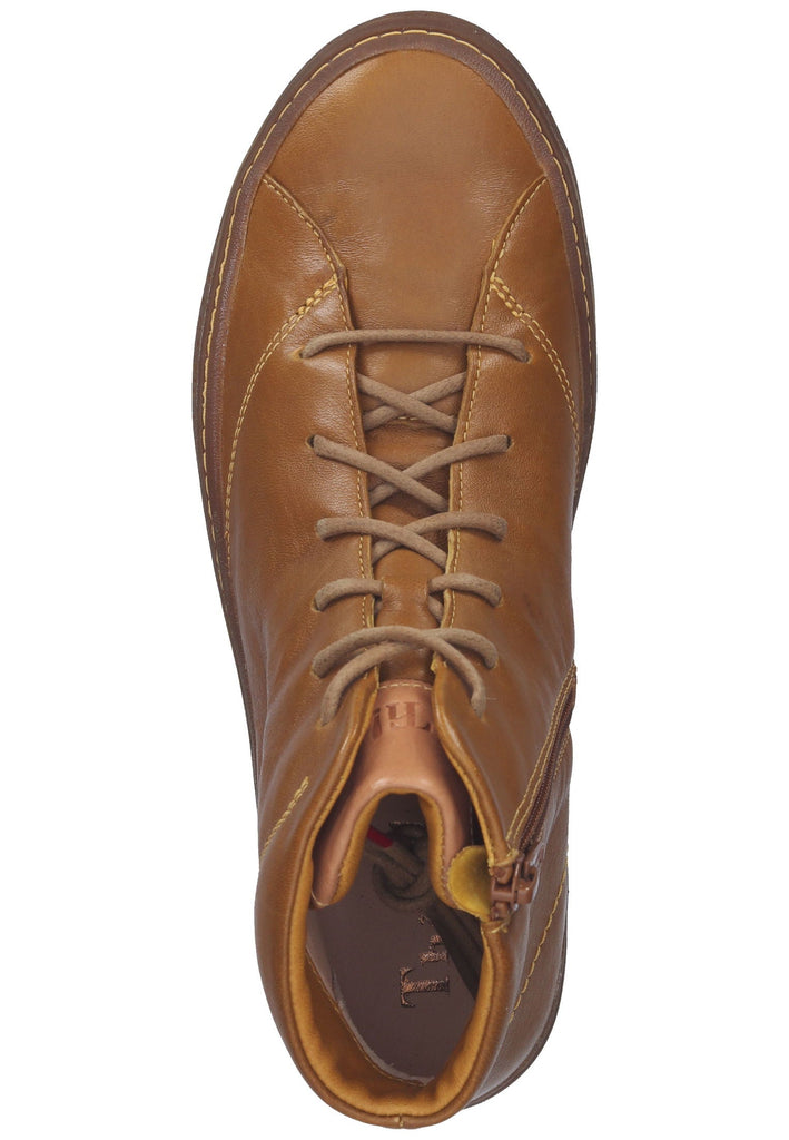 Think! Stiefelette Nappaleder Mustard