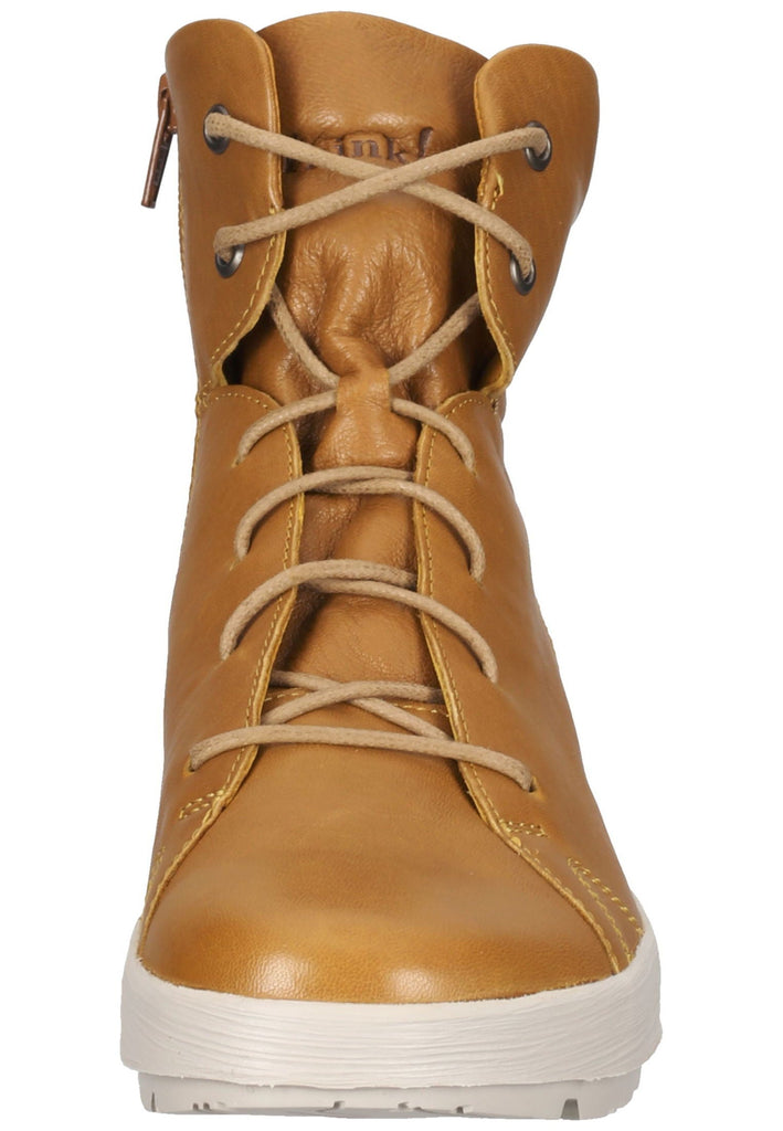 Think! Stiefelette Nappaleder Mustard