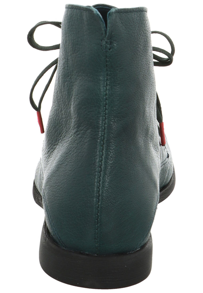 Think! Stiefelette Nappaleder Petrol Warmfutter