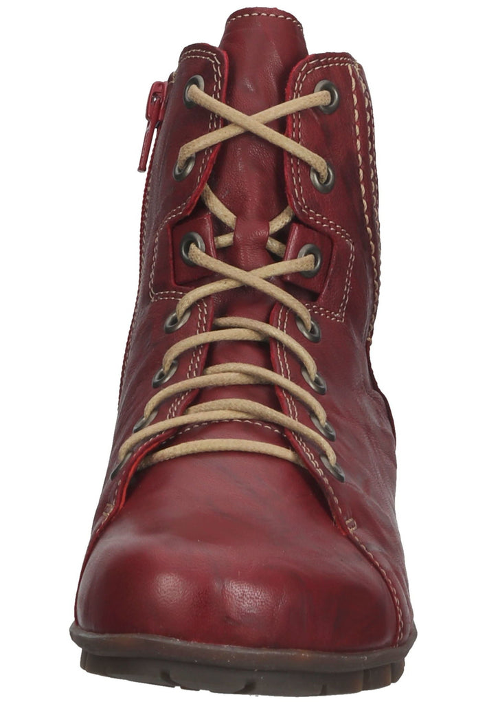 Think! Stiefelette Nappaleder Rot
