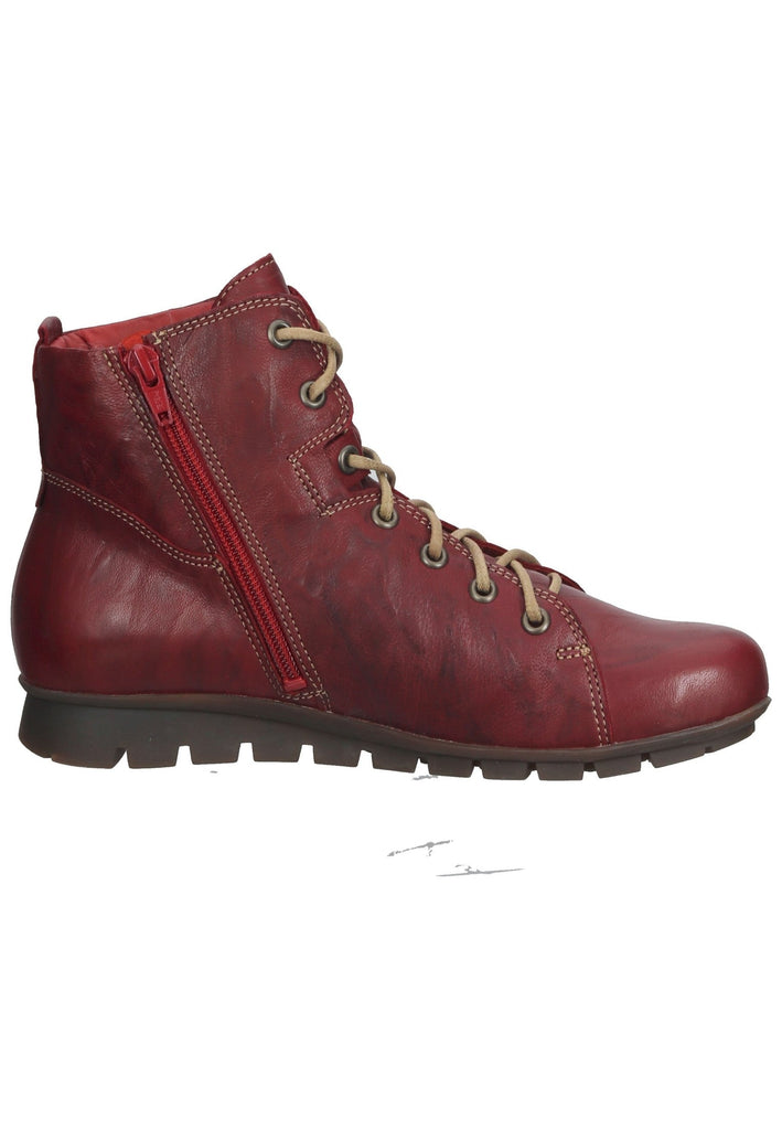 Think! Stiefelette Nappaleder Rot