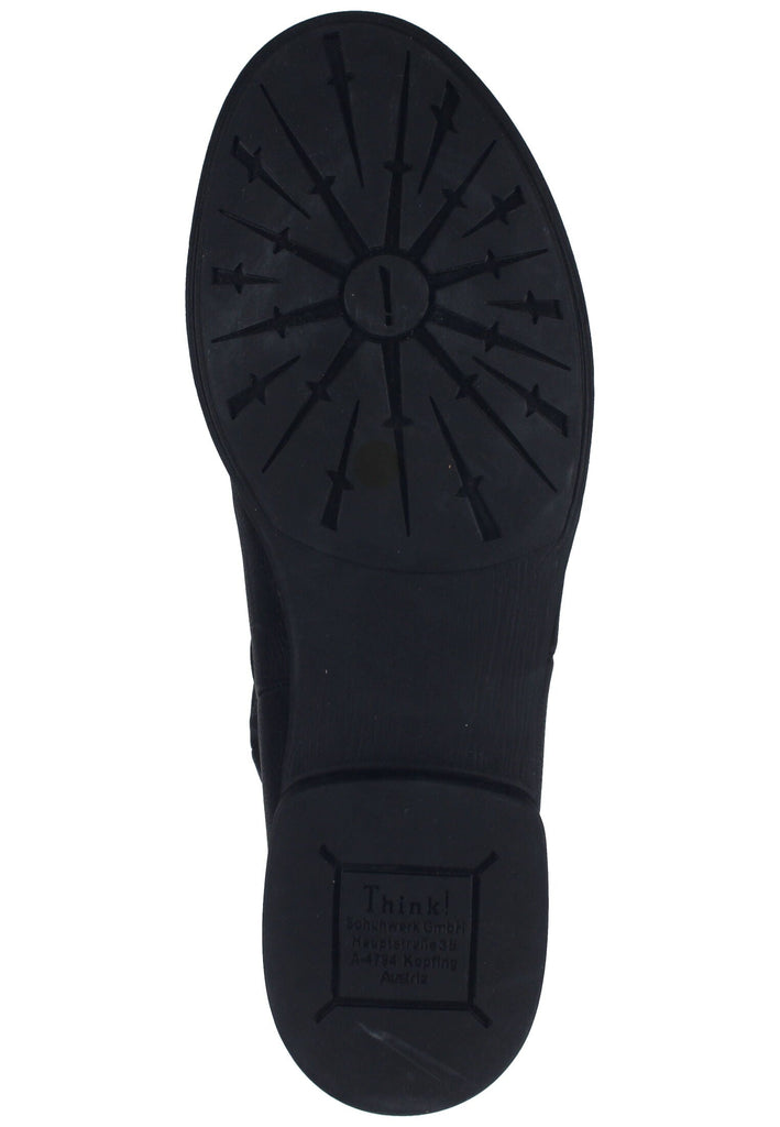 Think! Stiefelette Nappaleder Schwarz