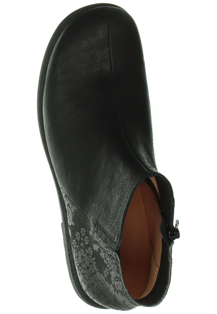Think! Stiefelette Nappaleder Schwarz