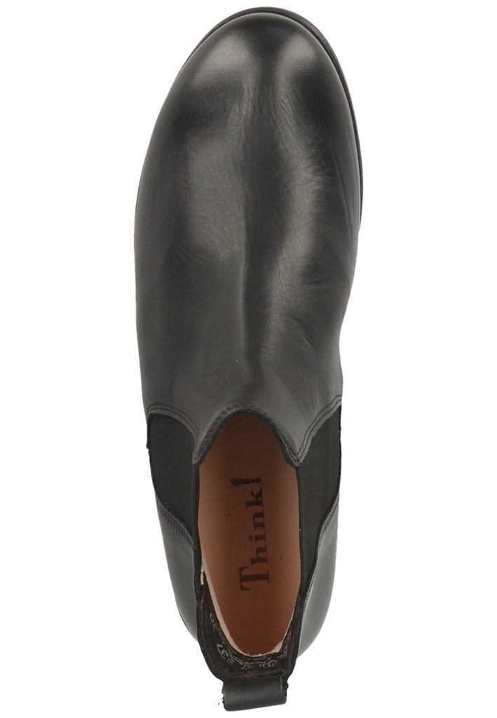 Think! Stiefelette Nappaleder Schwarz