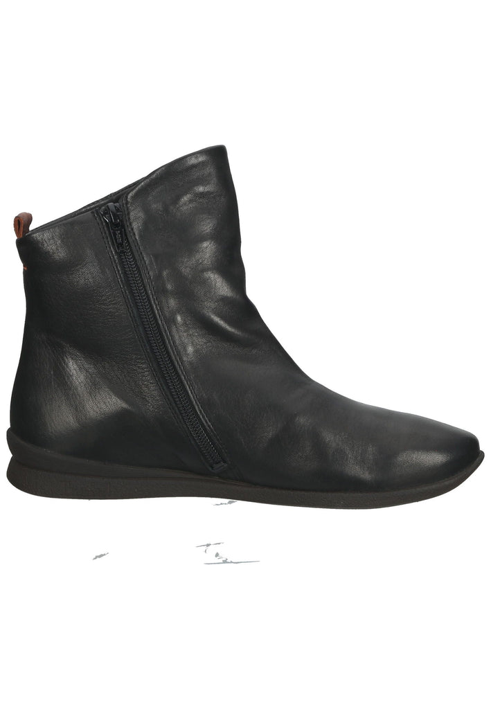 Think! Stiefelette Nappaleder Schwarz