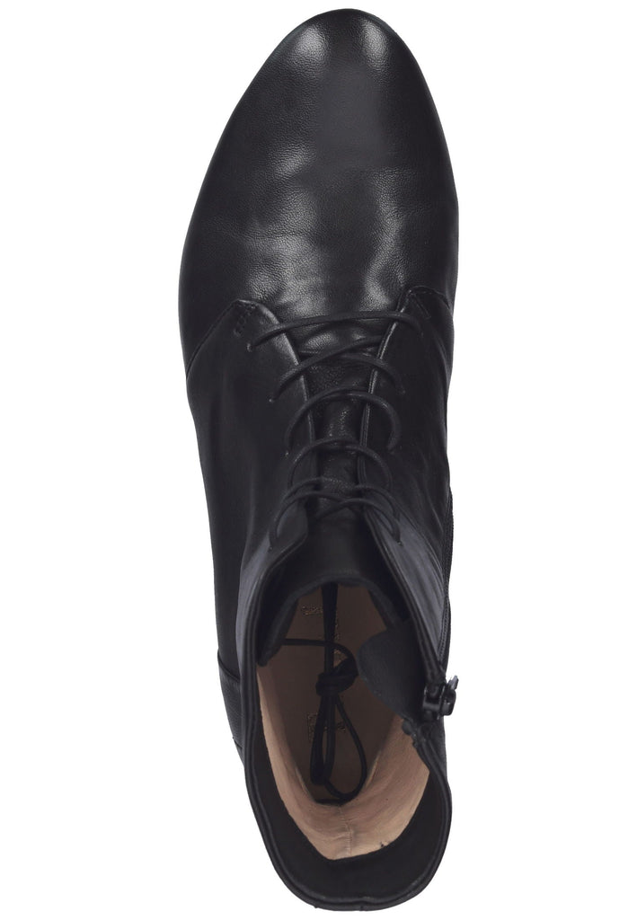 Think! Stiefelette Nappaleder Schwarz