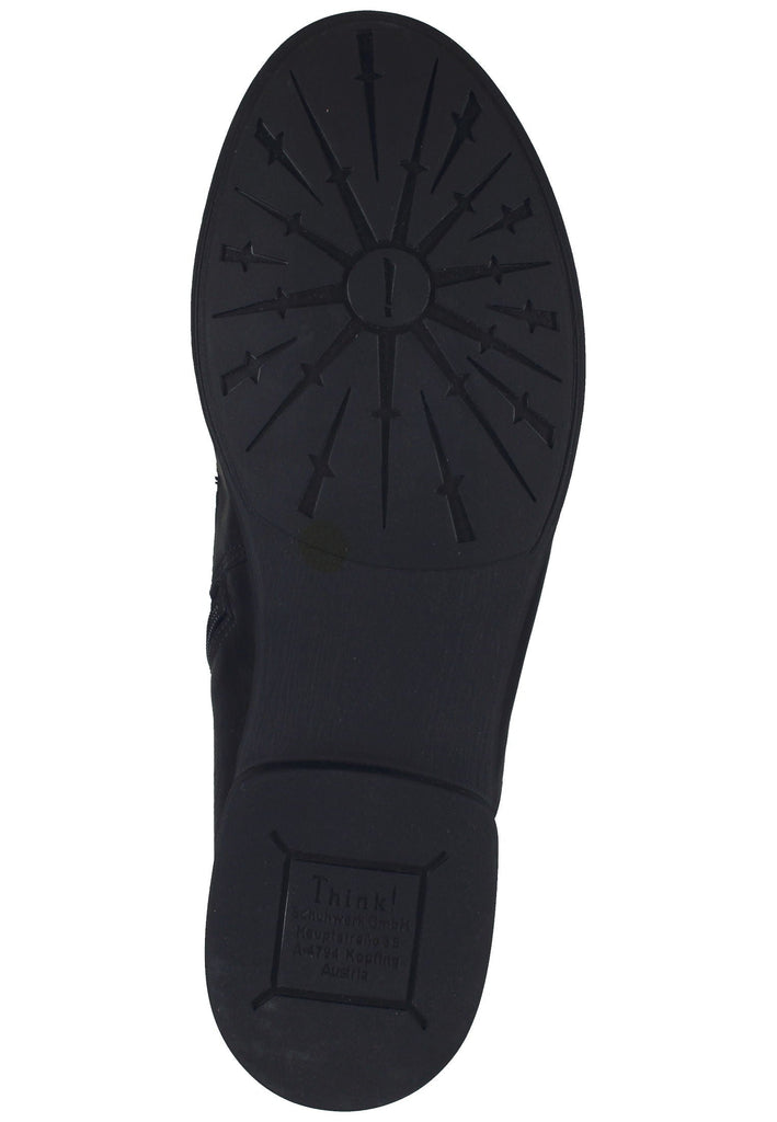 Think! Stiefelette Nappaleder Schwarz
