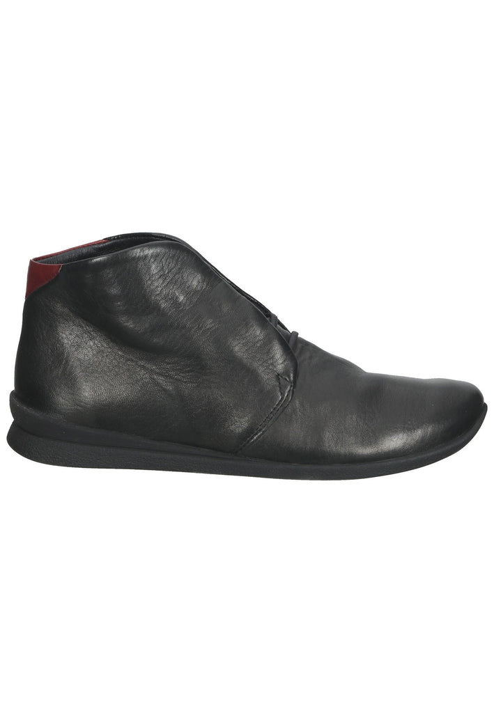 Think! Stiefelette Nappaleder Schwarz