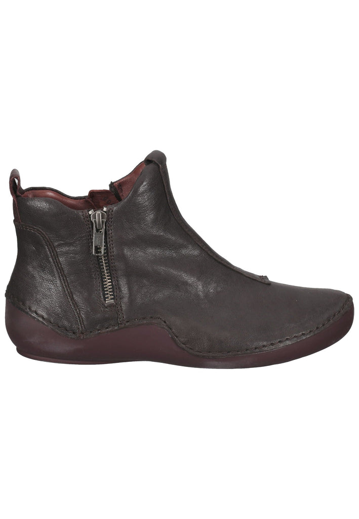 Think! Stiefelette Nappaleder Schwarz/Grau
