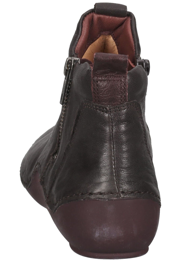 Think! Stiefelette Nappaleder Schwarz/Grau