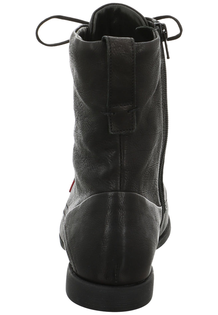 Think! Stiefelette Nappaleder Schwarz Warmfutter