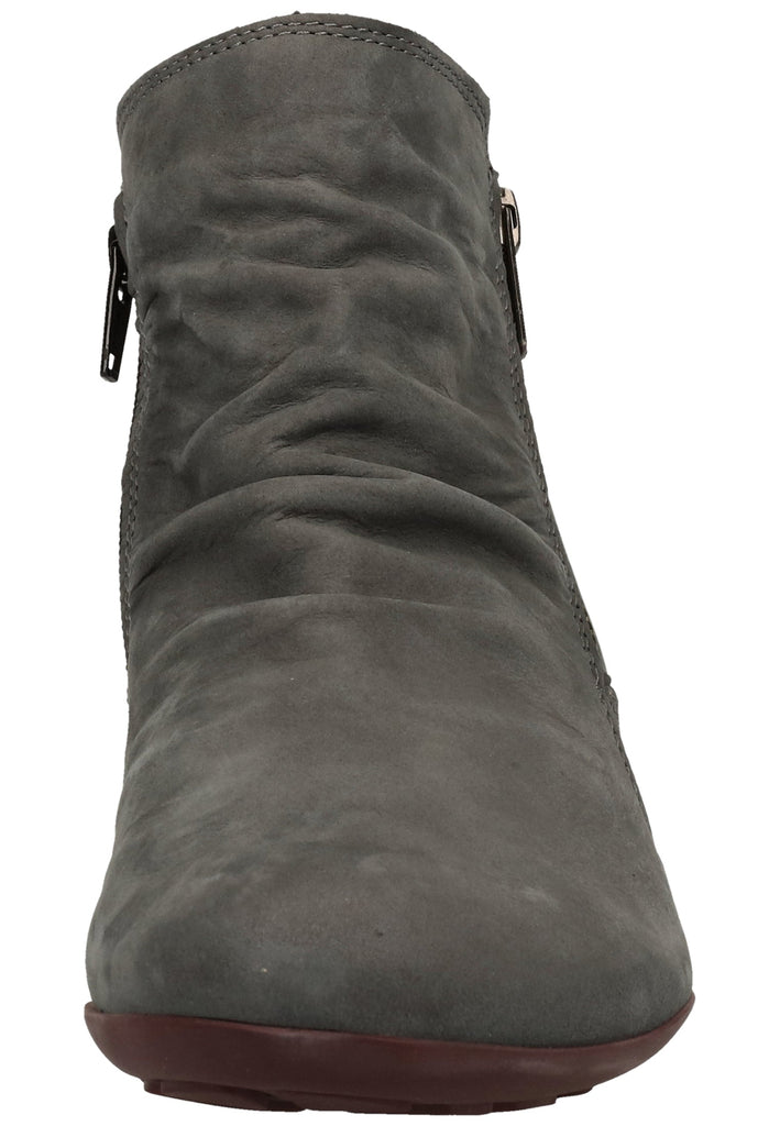 Think! Stiefelette Nubukleder Asphalt