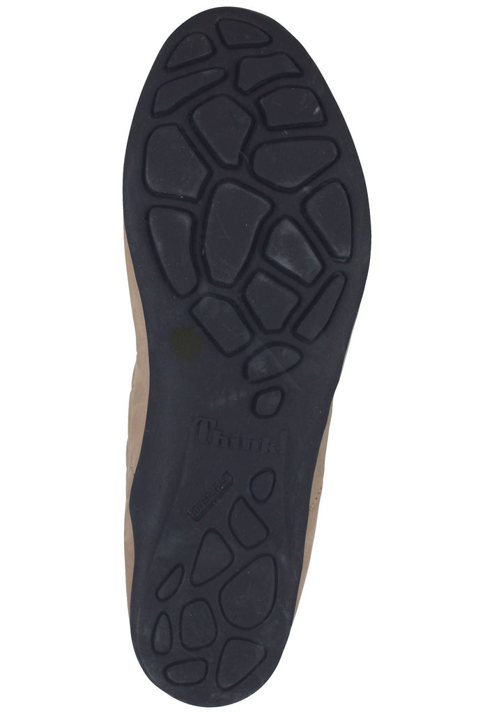 Think! Stiefelette Nubukleder Beige