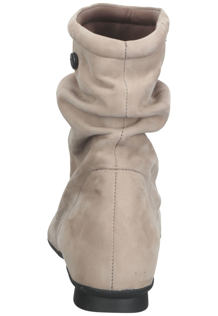 Think! Stiefelette Nubukleder Beige