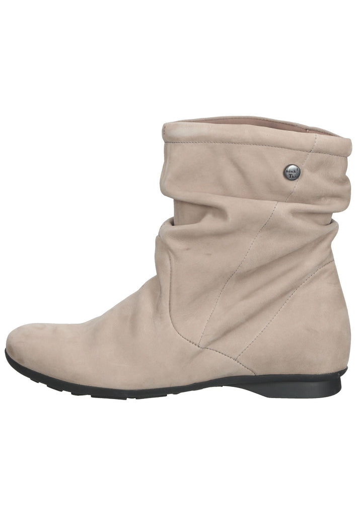 Think! Stiefelette Nubukleder Beige